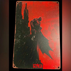 The Batman - 8”w  x 12”h Metal Sign 🦇